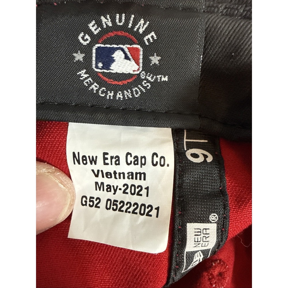 Youth St Louis Cardinals 9Twenty New Era Floral Print Adjustable Hat Red Purple - Picture 6 of 6